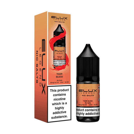 TIGER BLOOD 10ML NIC SALT BY ELUX LEGEND 10MG(1%) | 20MG(2%) - Vapeslough