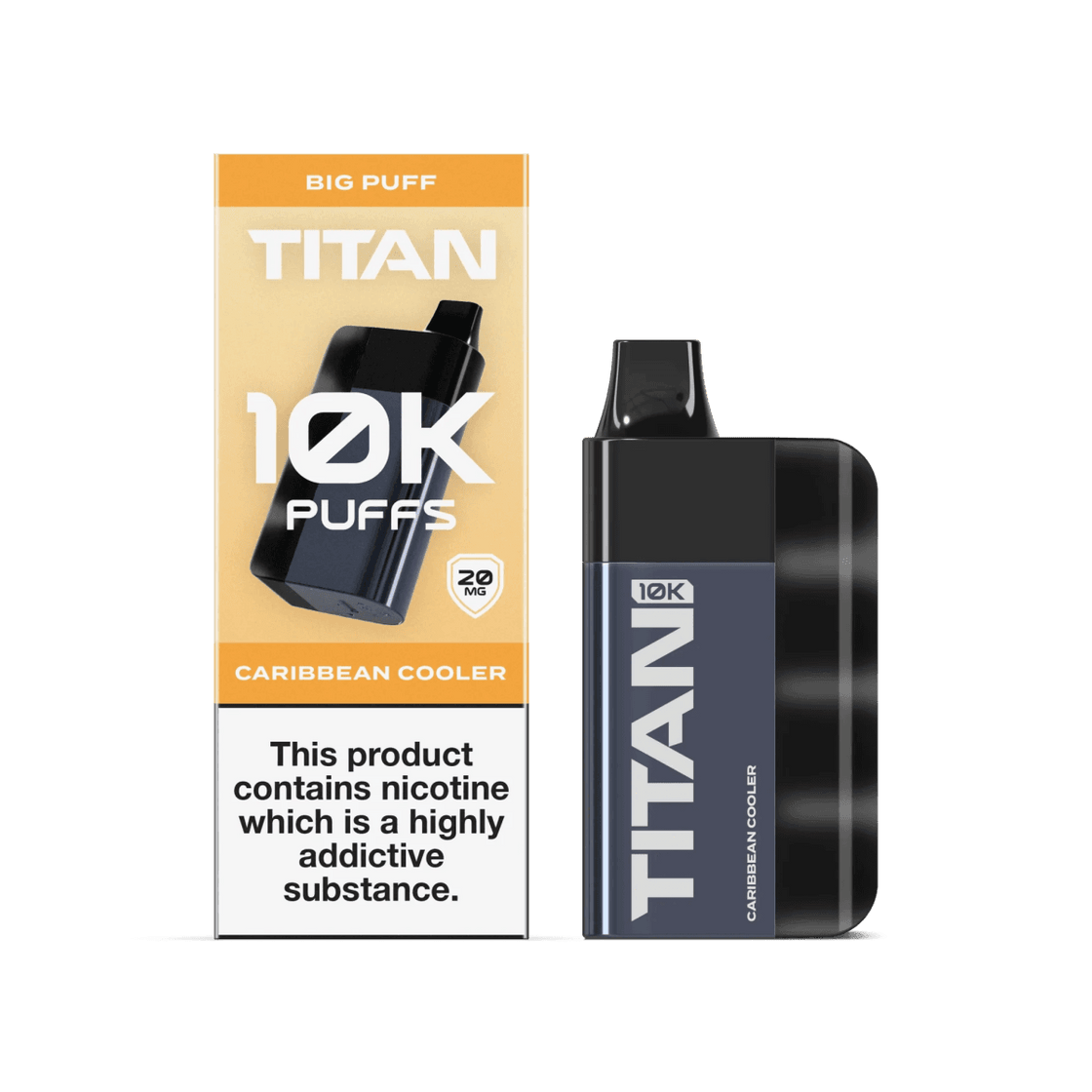 CARIBBEAN COOLER - TITAN 10K DISPOSABLE VAPE - 20MG(2%)