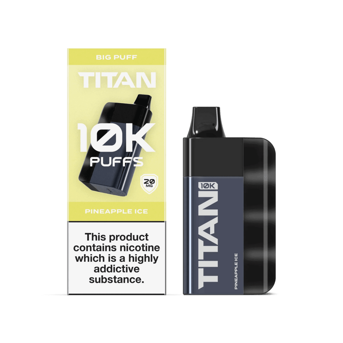 PINEAPPLE ICE - TITAN 10K DISPOSABLE VAPE - 20MG(2%)