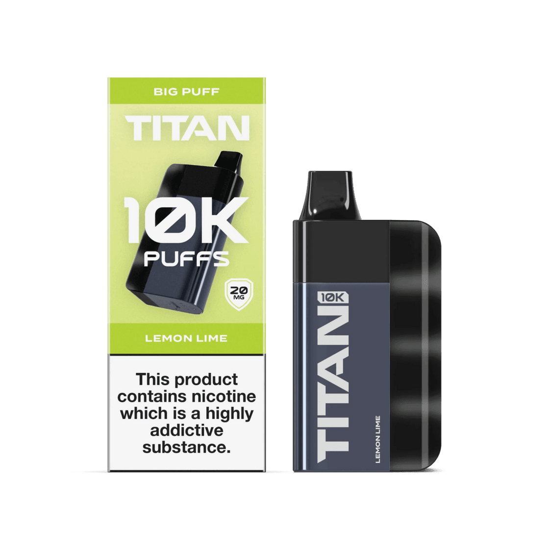 LEMON LIME - TITAN 10K DISPOSABLE VAPE - 20MG(2%)