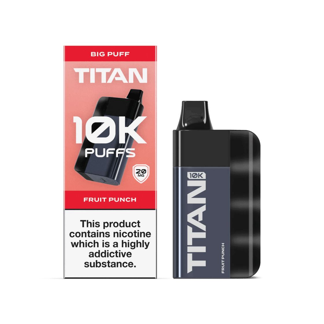 FRUIT PUNCH - TITAN 10K DISPOSABLE VAPE - 20MG(2%)