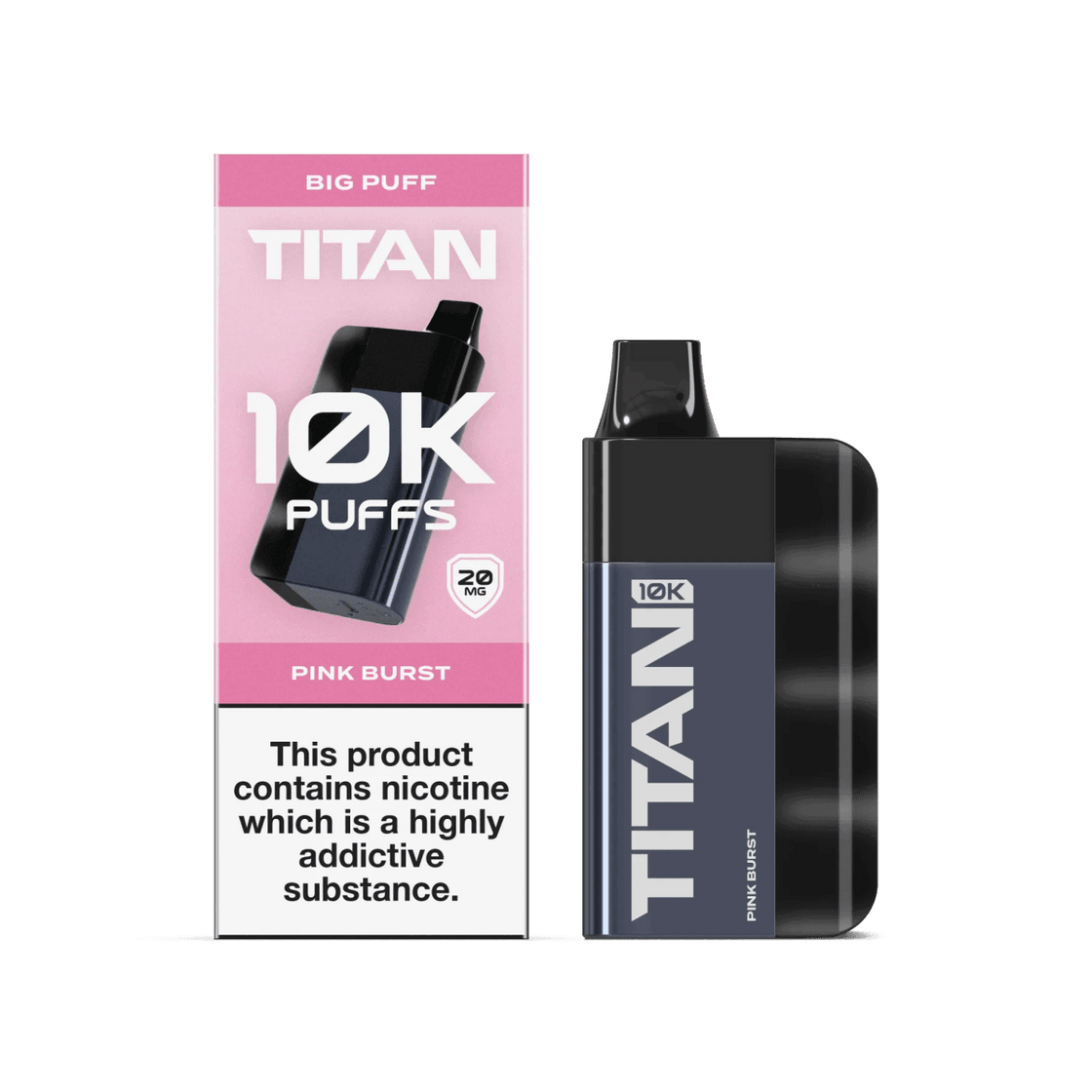 PINK BURST - TITAN 10K DISPOSABLE VAPE - 20MG(2%)