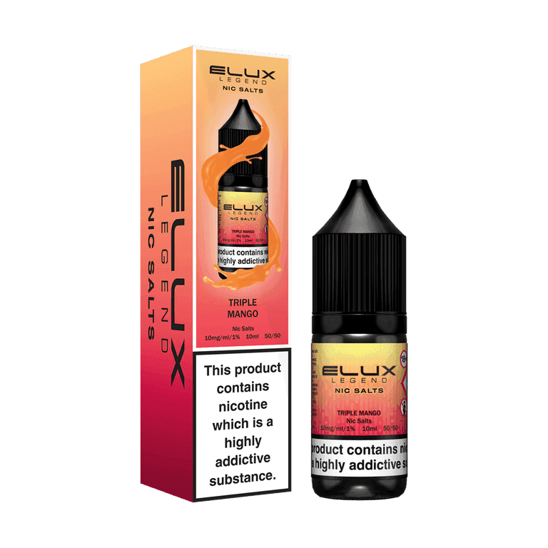 TRIPLE MANGO 10ML NIC SALT BY ELUX LEGEND 10MG(1%) | 20MG(2%) - Vapeslough
