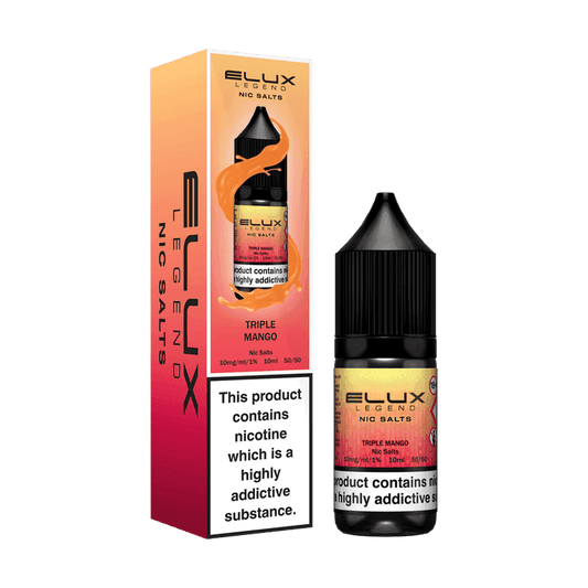 TRIPLE MANGO 10ML NIC SALT BY ELUX LEGEND 10MG(1%) | 20MG(2%) - Vapeslough