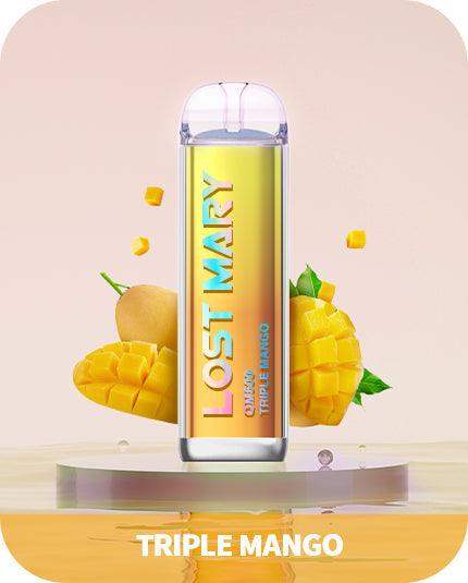 TRIPLE MANGO - LOST MARY QM600 DISPOSABLE VAPE - Vapeslough