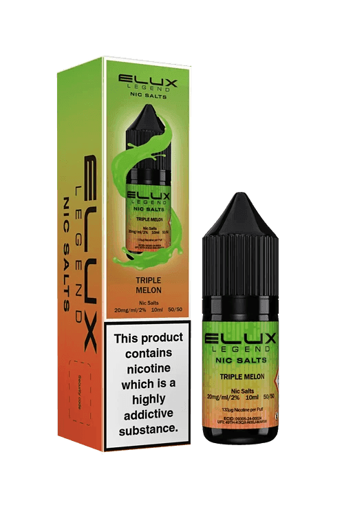 TRIPLE MELON 10ML NIC SALT BY ELUX LEGEND 10MG(1%) | 20MG(2%) - Vapeslough