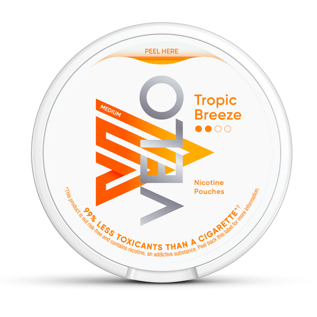 TROPIC BREEZE NICOTINE POUCHES BY VELO - Vapeslough