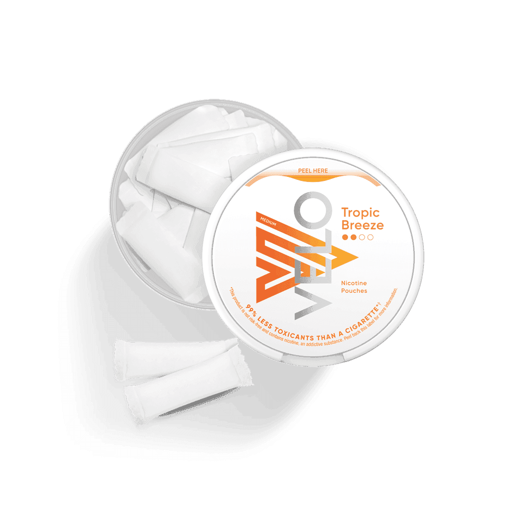 TROPIC BREEZE NICOTINE POUCHES BY VELO - Vapeslough