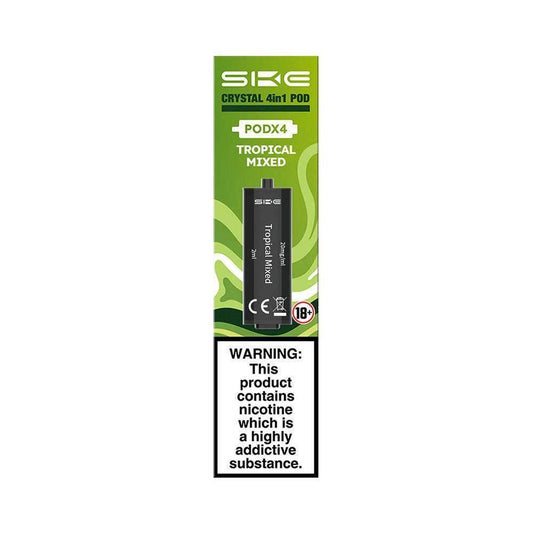 TROPICAL MIXED - SKE CRYSTAL 4IN1 PODS - PACK OF 4 - Vapeslough