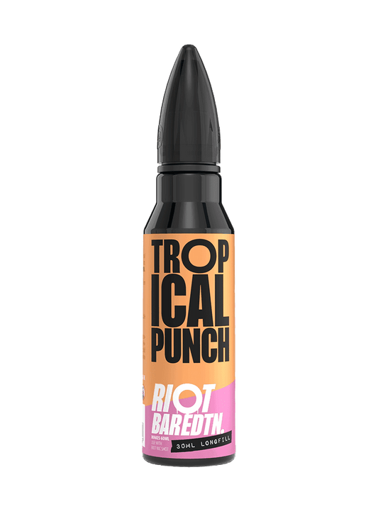 TROPICAL PUNCH - LONGFILL 30ML CONCENTRATE SHORT FILL E-LIQUID BY RIOT SQUAD - Vapeslough
