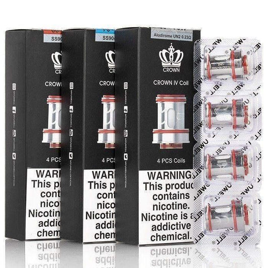 UWELL CROWN 4 COILS - PACK OF 4 - Vapeslough