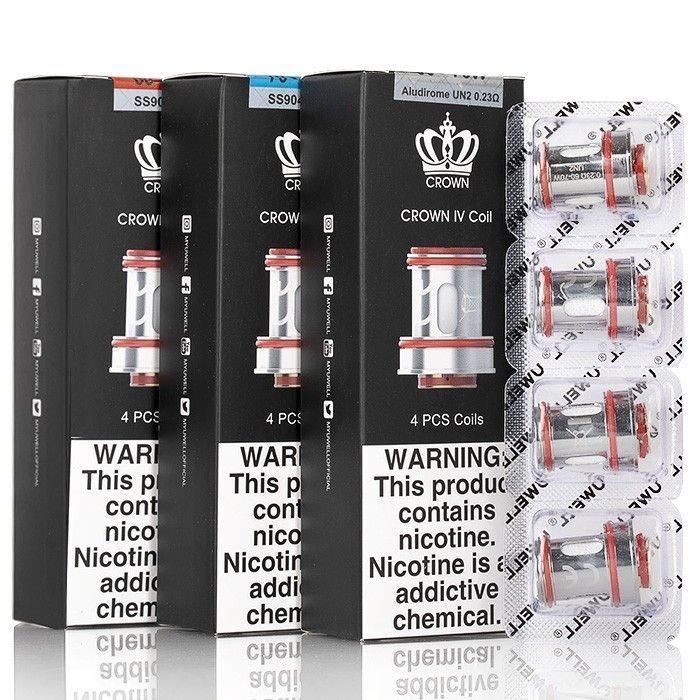 UWELL CROWN 4 COILS - PACK OF 4 - Vapeslough