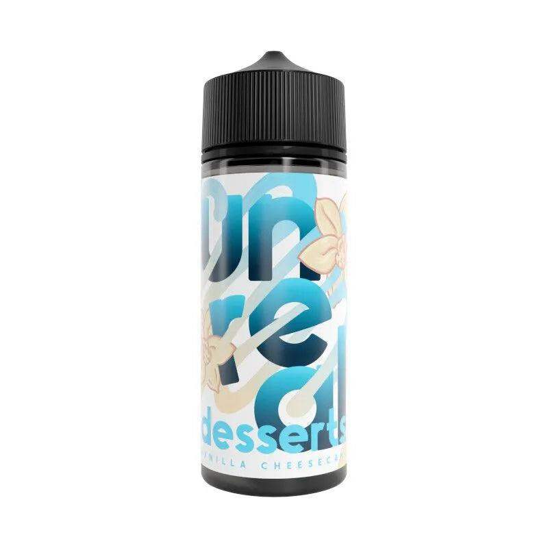 VANILLA CHEESECAKE 100ML SHORT FILL E-LIQUID BY UNREAL DESSERTS - Vapeslough