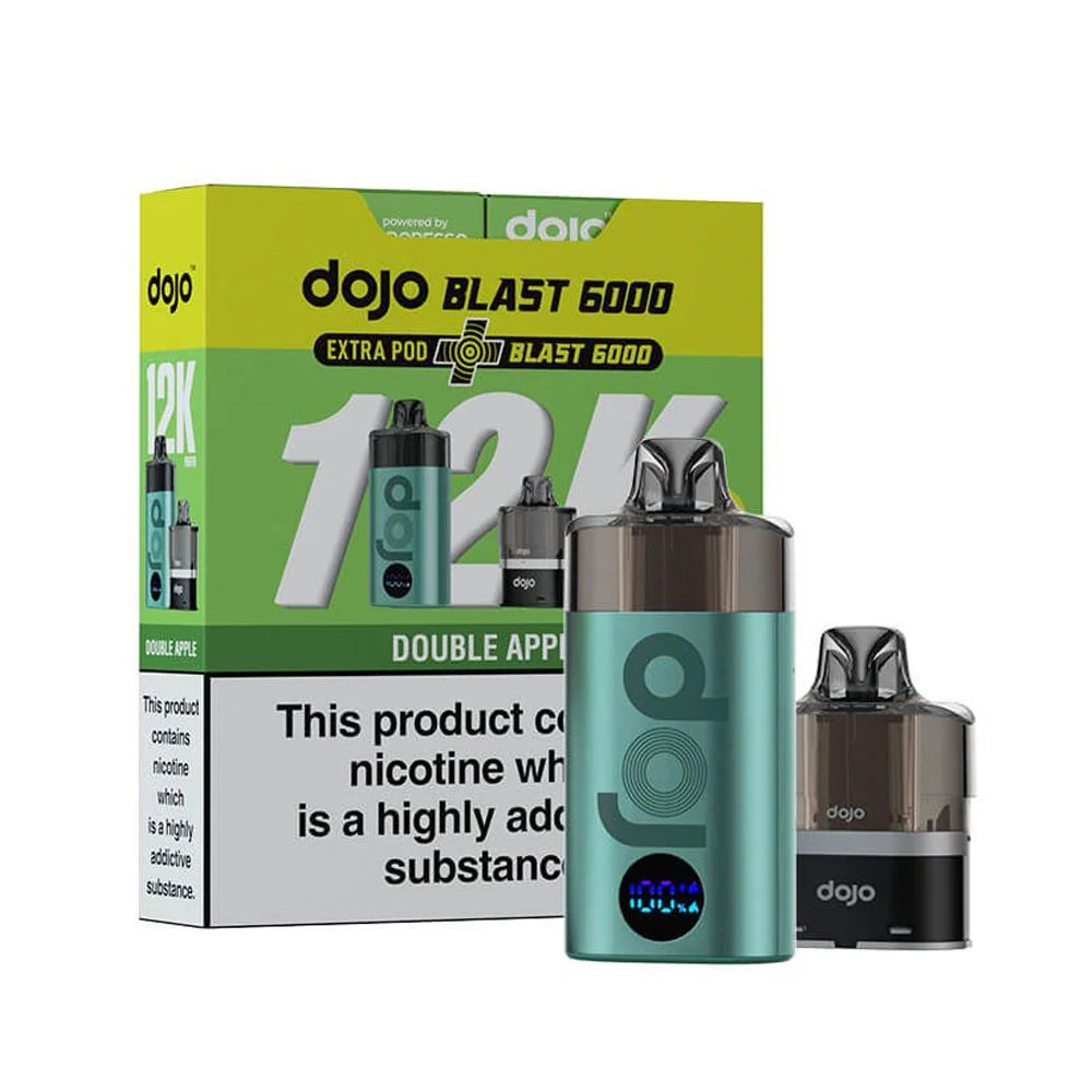 DOUBLE APPLE - VAPORESSO DOJO BLAST 12K VAPE KIT - 20MG(2%)