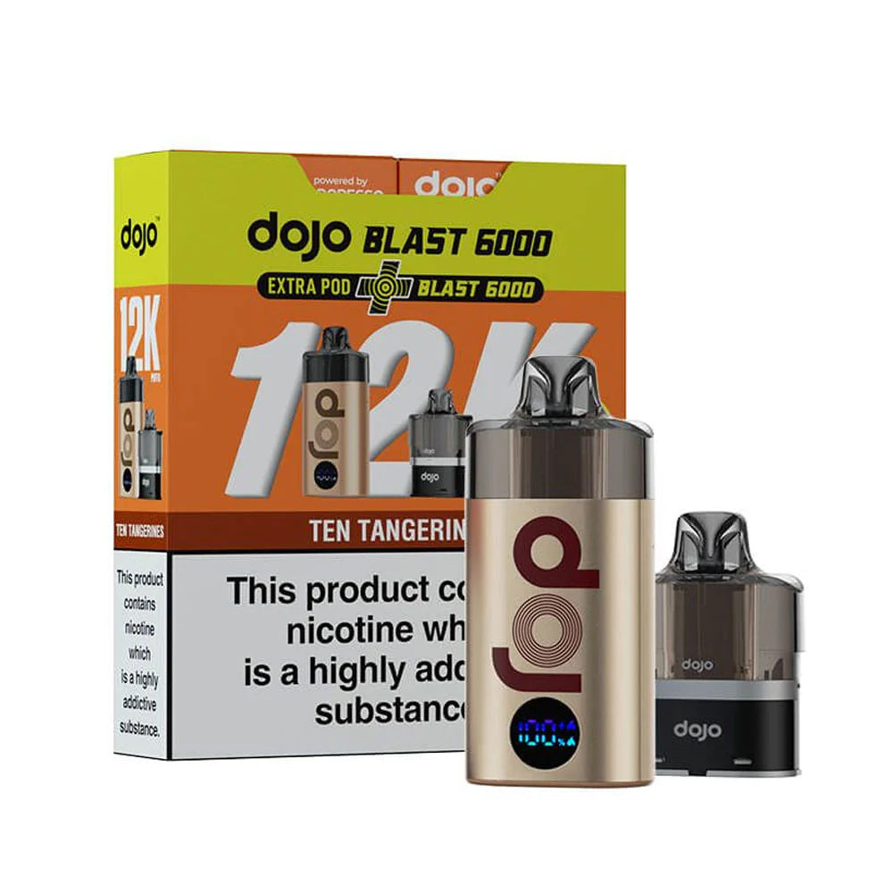 TEN TANGERINES - VAPORESSO DOJO BLAST 12K VAPE KIT - 20MG(2%)