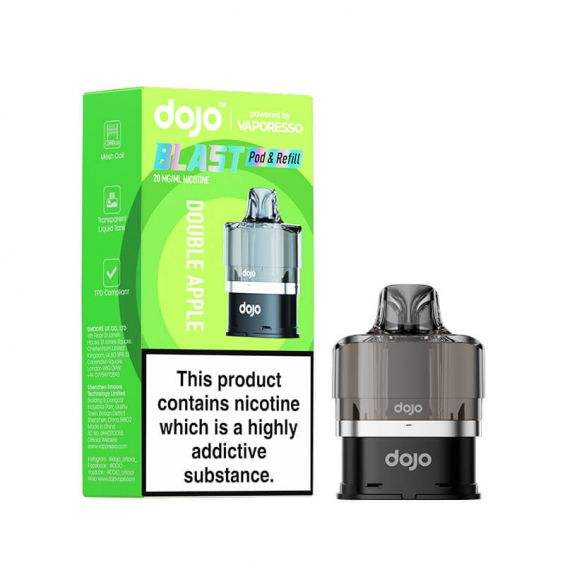 DOUBLE APPLE - VAPORESSO DOJO BLAST 6000 PRE-FILLED POD