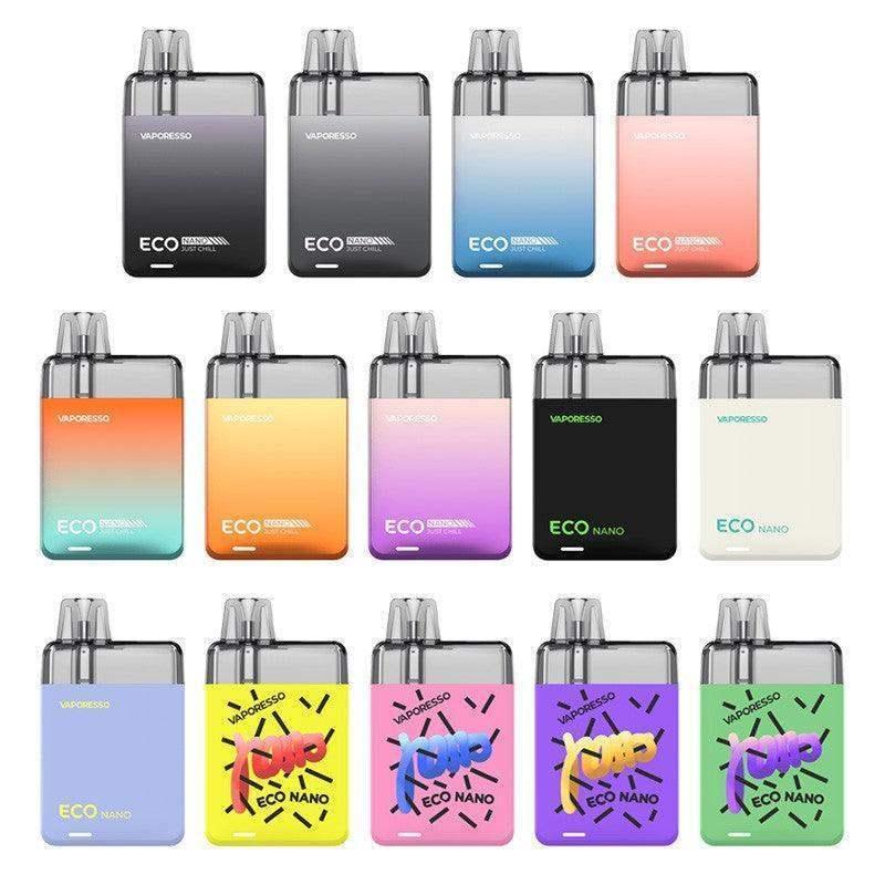VAPORESSO ECO NANO POD SYSTEM KIT - 1000MAH - Vapeslough