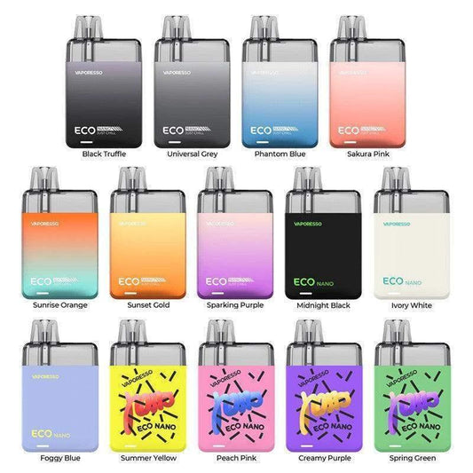 VAPORESSO ECO NANO POD SYSTEM KIT - 1000MAH - Vapeslough