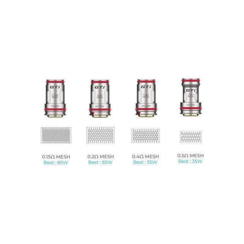 VAPORESSO GTI REPLACEMENT MESH COILS - PACK OF 5 - Vapeslough
