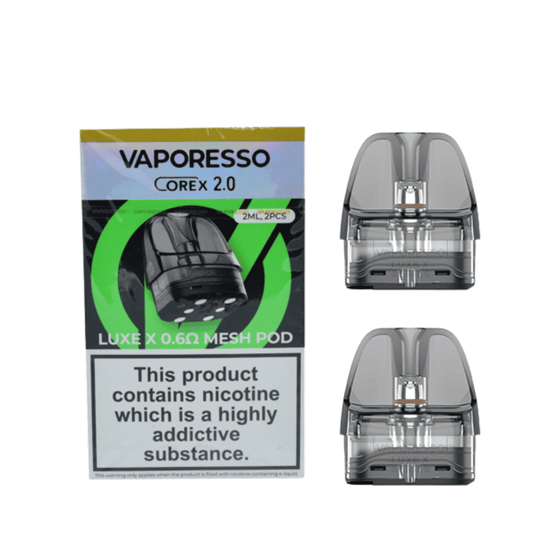 VAPORESSO LUXE X REPLACEMENT POD CARTRIDGE - PACK OF 2 - Vapeslough