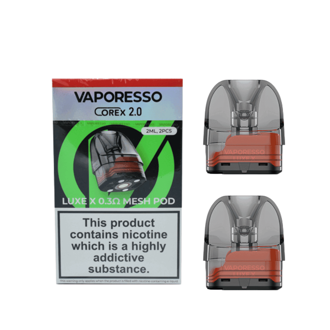 VAPORESSO LUXE X REPLACEMENT POD CARTRIDGE - PACK OF 2 - Vapeslough