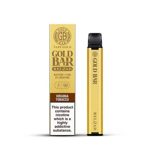 VIRGINIA TOBACCO - GOLD BAR RELOAD PRE-FILLED KIT BY GOLD BAR - Vapeslough