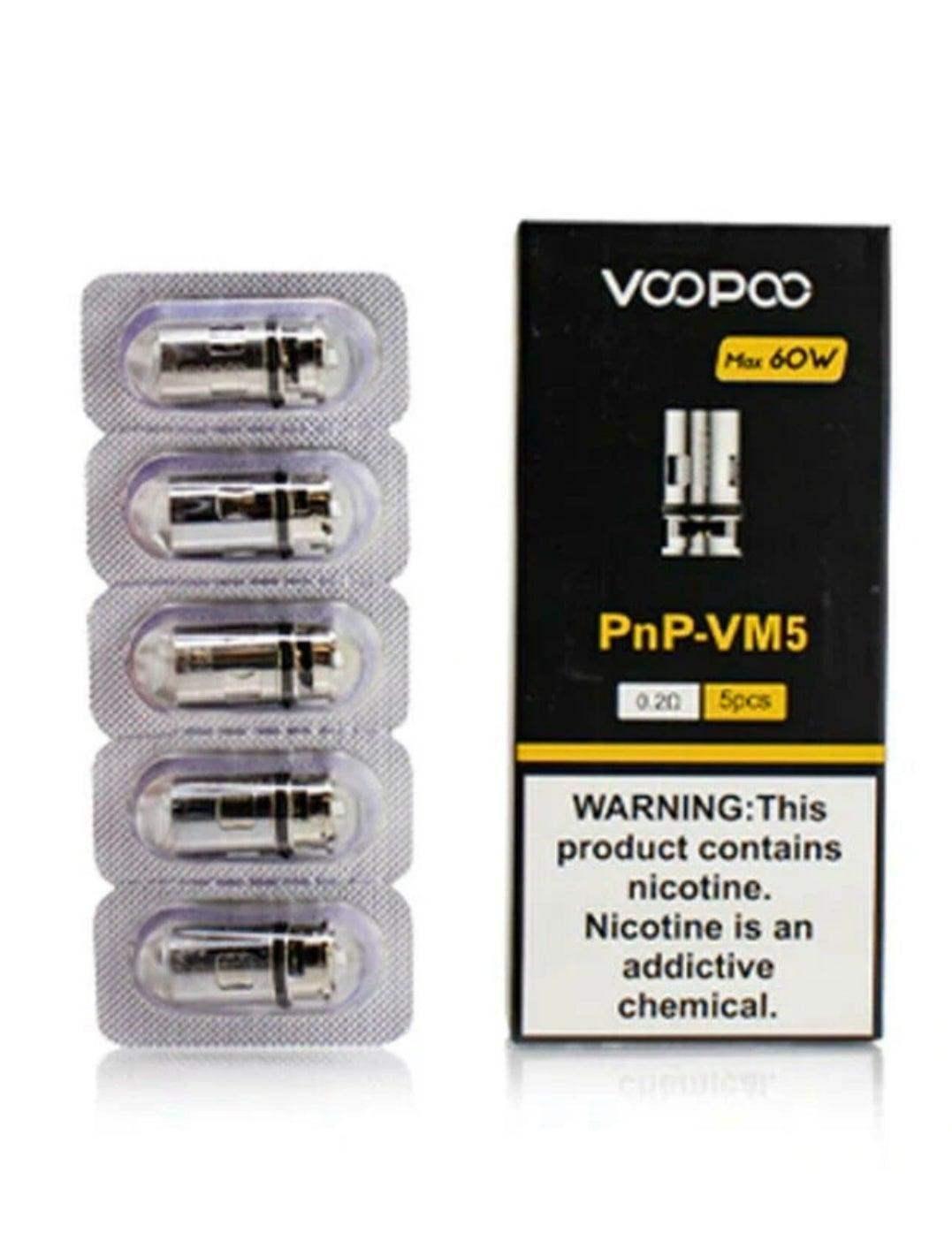 VOOPOO PNP VM5 60W COILS 5PCS - Vapeslough