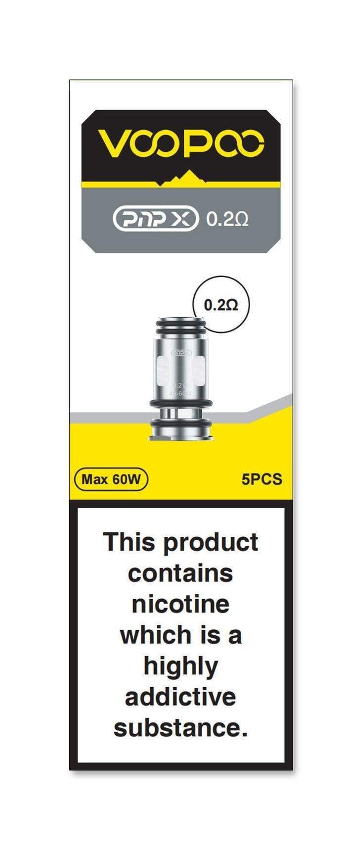 VOOPOO PNP X REPLACEMENT COILS - PACK OF 5 - Vapeslough