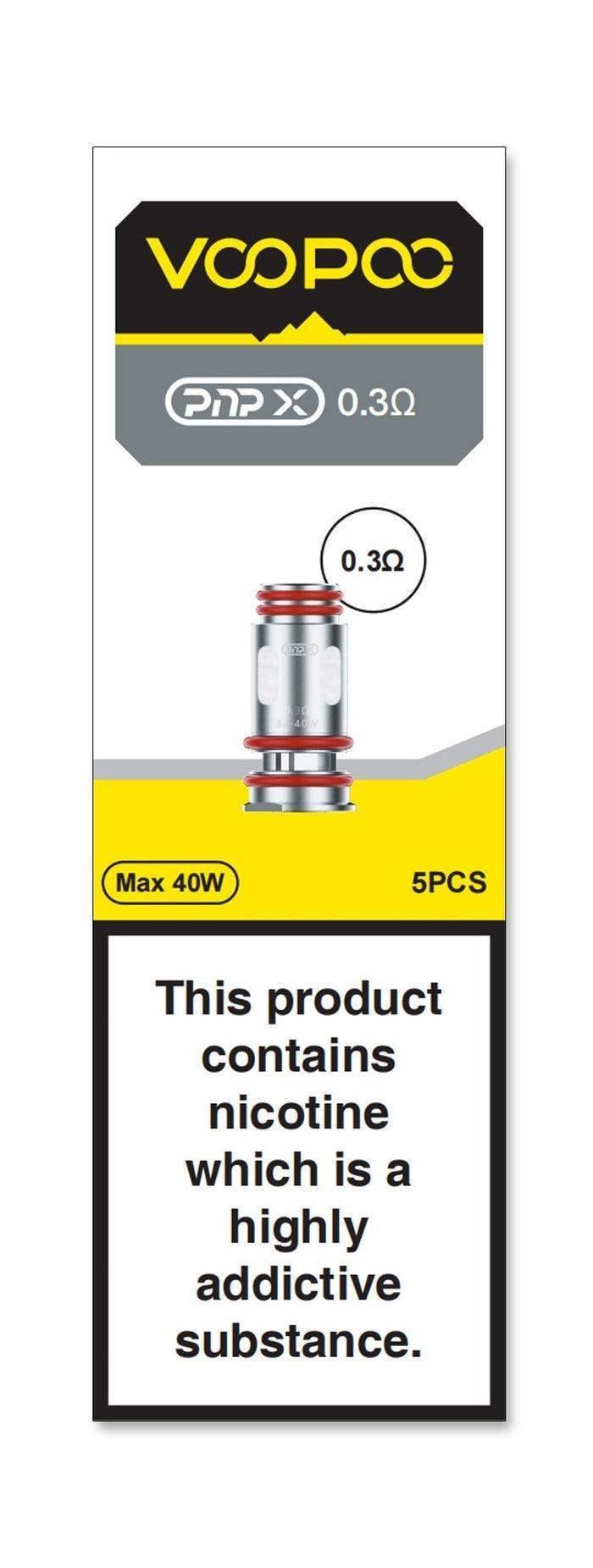 VOOPOO PNP X REPLACEMENT COILS - PACK OF 5 - Vapeslough