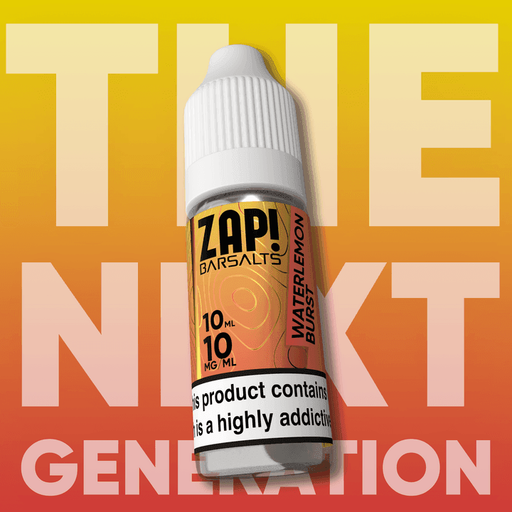 WATERMELON BURST ZAP! 10ML BAR NIC SALT E-LIQUID BY ZAP! - 10MG | 20MG - Vapeslough