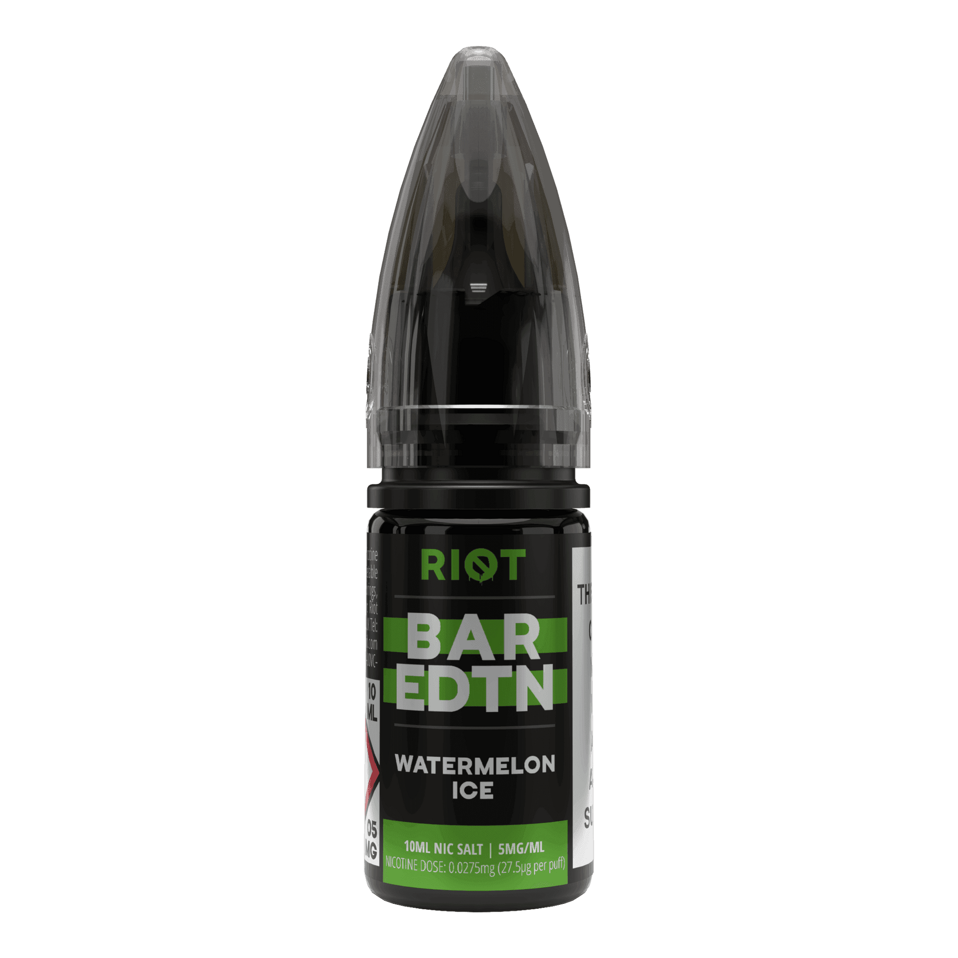 WATERMELON ICE - BAR EDTN - 10ML NIC SALT E-LIQUID - 5MG | 10MG | 20MG BY RIOT SQUAD - Vapeslough