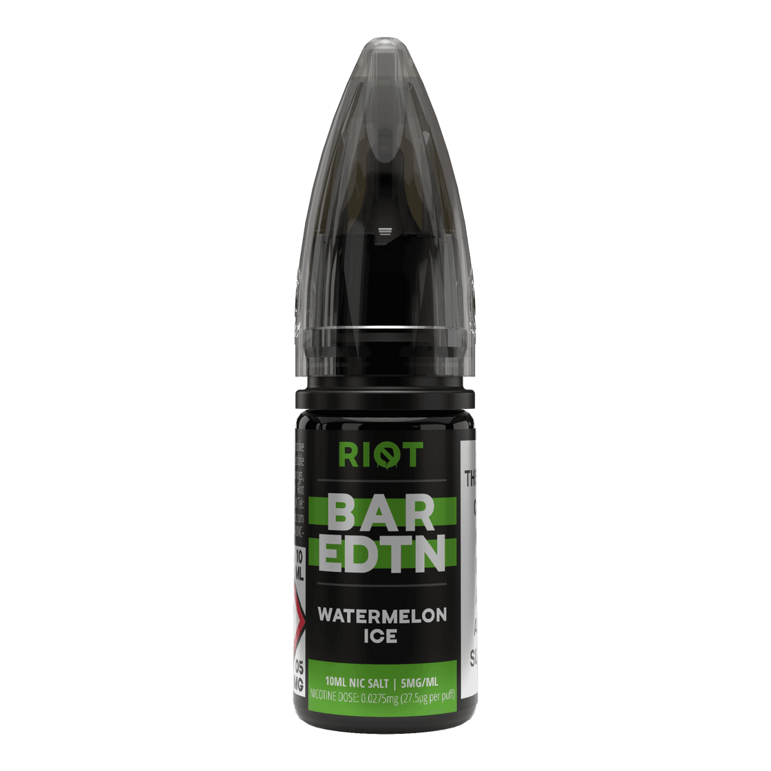 WATERMELON ICE - BAR EDTN - 10ML NIC SALT E-LIQUID - 5MG | 10MG | 20MG BY RIOT SQUAD - Vapeslough