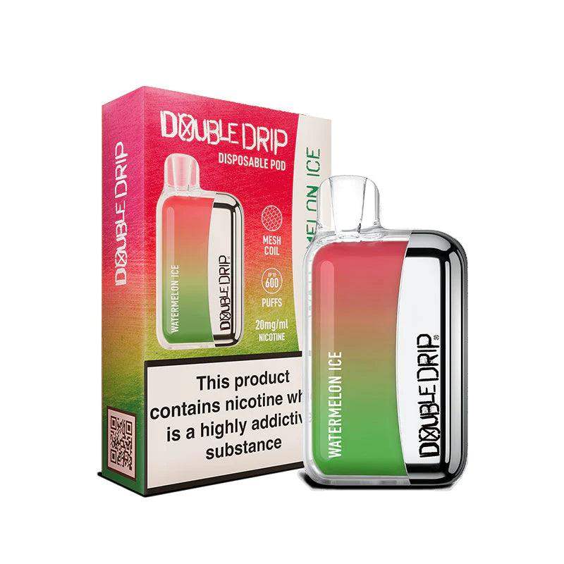 WATERMELON ICE - DOUBLE DRIP DISPOSABLE VAPE - Vapeslough