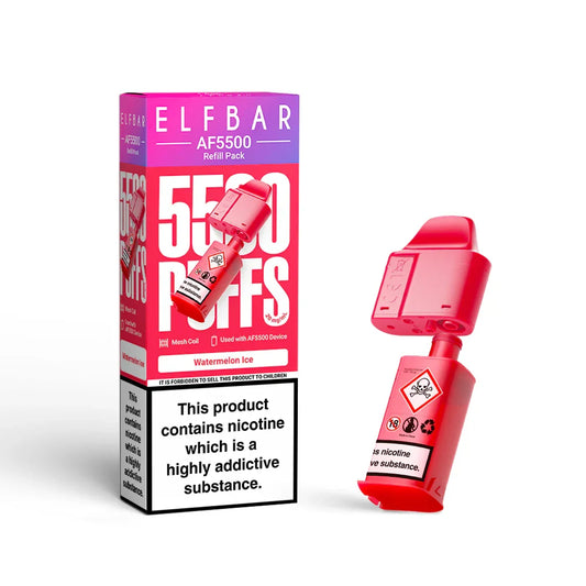 Watermelon Ice - ELFBAR AF55000 Pre-Filled Pod - Vapeslough