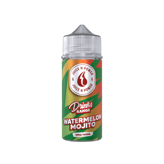 WATERMELON MOJITO 100ML SHORT FILL E-LIQUID BY JUICE N POWER - Vapeslough