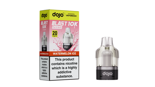 Watermelon Ice - Vaporesso Dojo Blast 10K Prefilled Pod + Refill Container