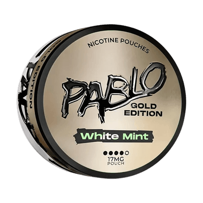 WHITE MINT - PABLO GOLD EDITION NICOTINE POUCHES - 20PCS - 17MG - Vapeslough