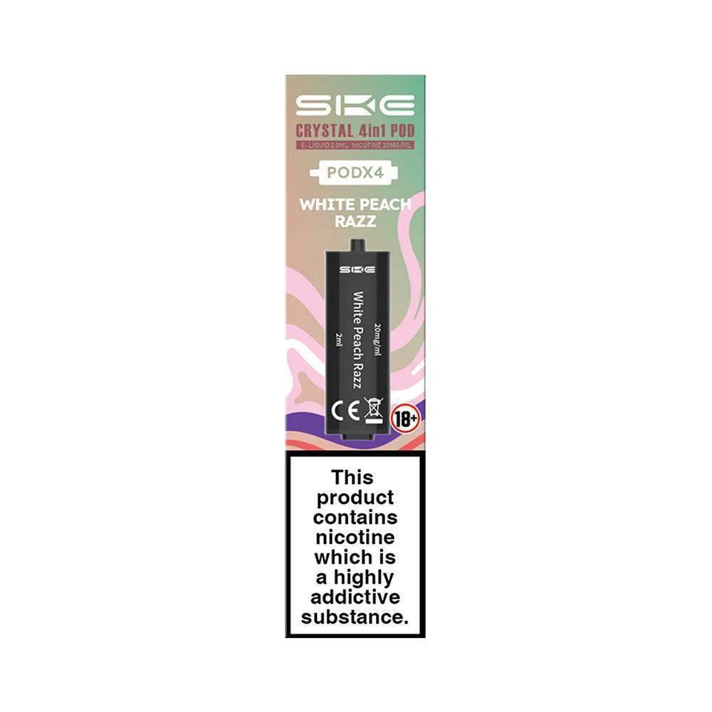WHITE PEACH RAZZ - SKE CRYSTAL 4IN1 PODS - PACK OF 4 - Vapeslough