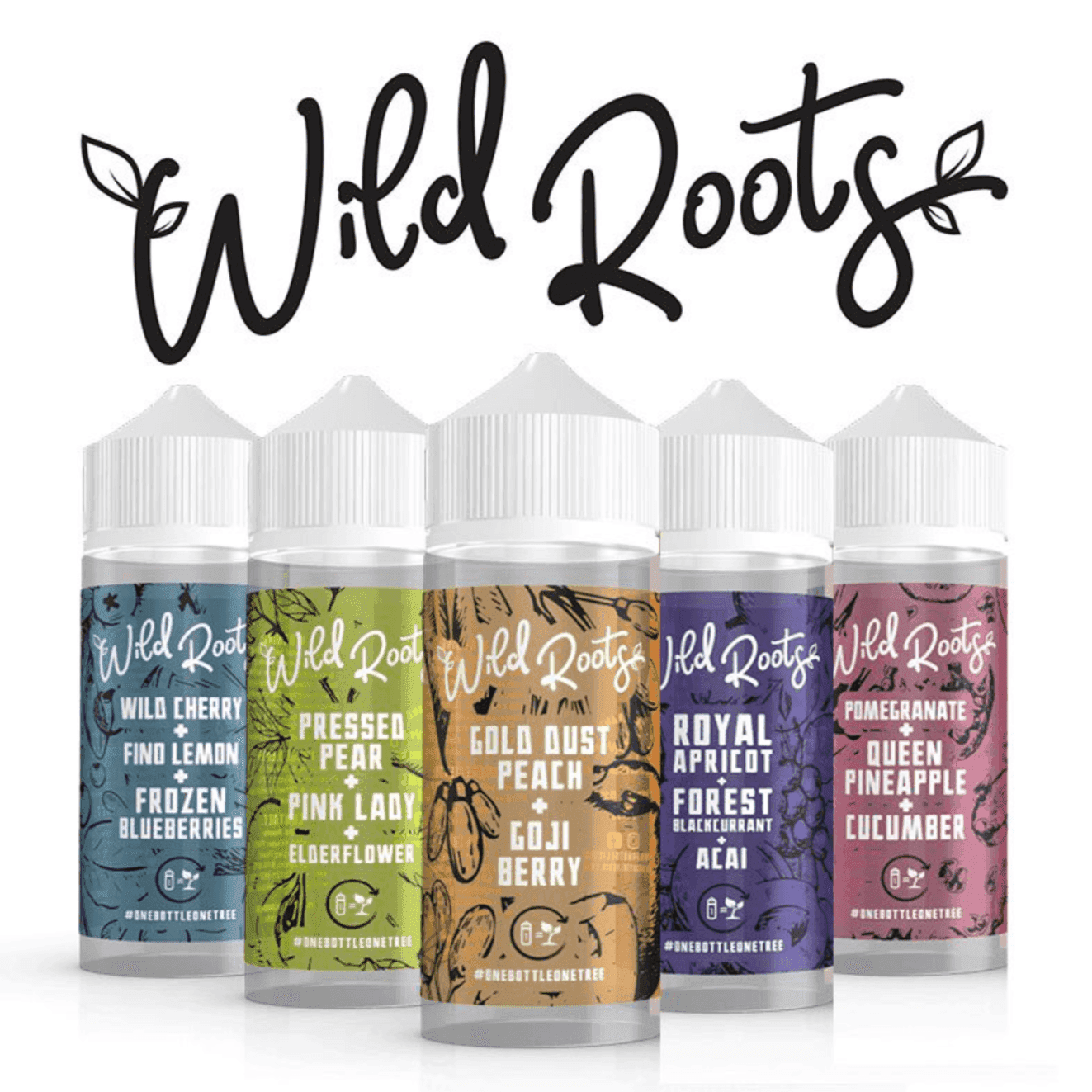 WILD ROOTS SHORTFILLS 100ML - Vapeslough