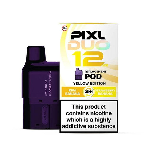 YELLOW EDITION - PIXL DUO 12K REPLACEMENT PREFILLED POD - Vapeslough