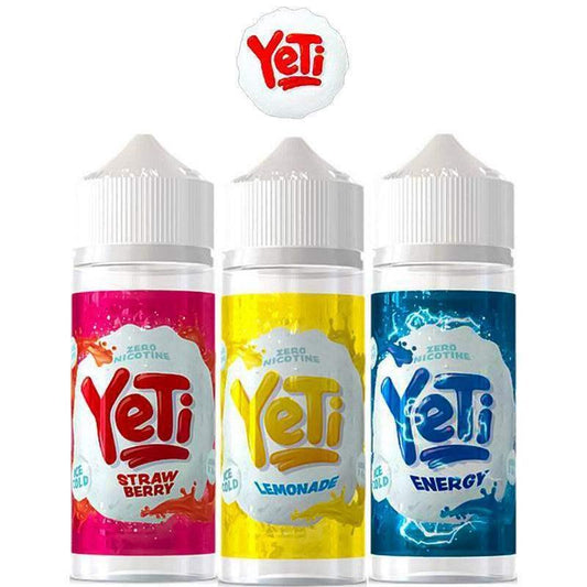 YETI 100ML SHORT FILLS E-LIQUID - Vapeslough