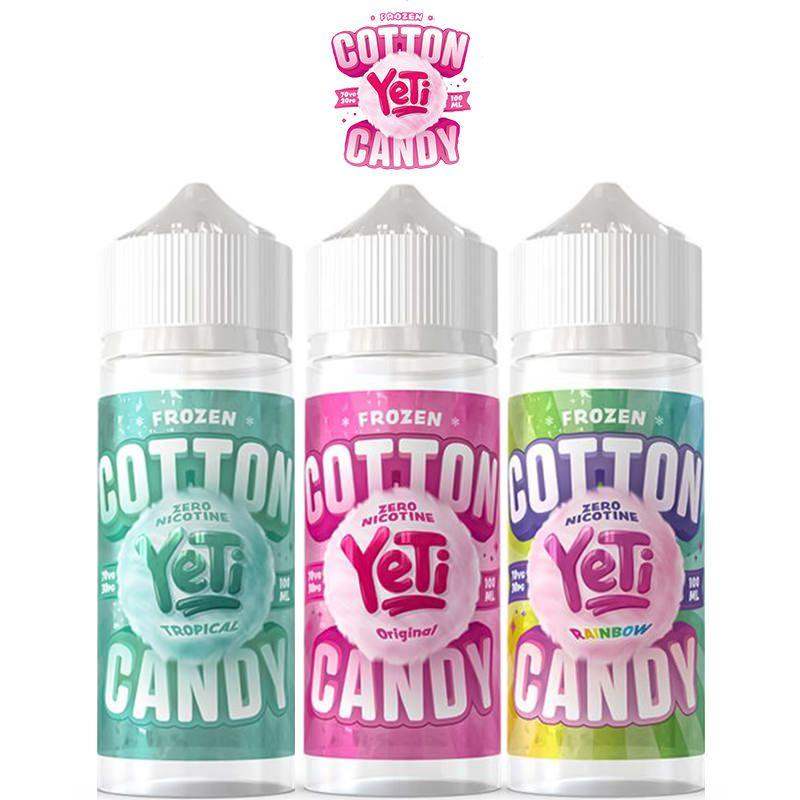 YETI ORIGINALS | BLIZZARD | COTTON CANDY 100ML SHORT FILL - MIX&MATCH 2 FOR £25 - Vapeslough