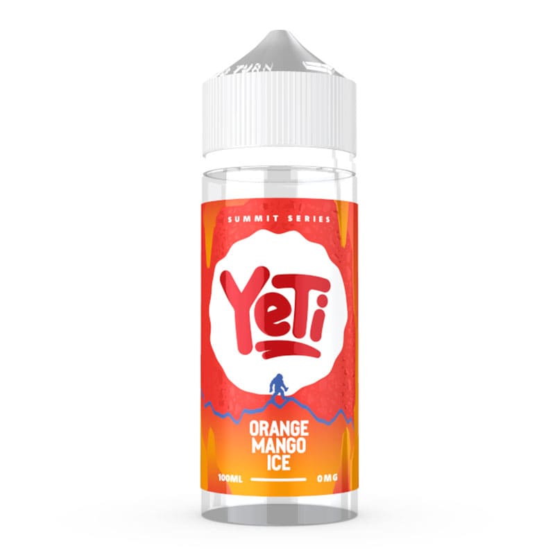 ORANGE MANGO ICE 100ML SHORT FILL E-LIQUID BY YETI SUMMIT SERIES