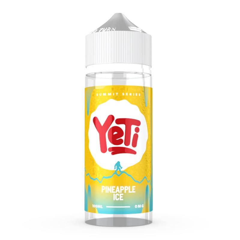 PINEAPPLE ICE 100ML SHORT FILL E-LIQUID BY YETI SUMMIT SERIES