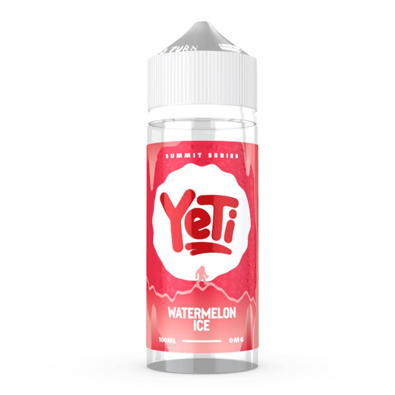 WATERMELON ICE 100ML SHORT FILL E-LIQUID BY YETI SUMMIT SERIES