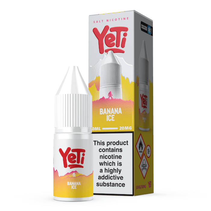 BANANA ICE 10ML NIC SALT E-LIQUID BY YETI SUMMIT - 10MG | 20MG